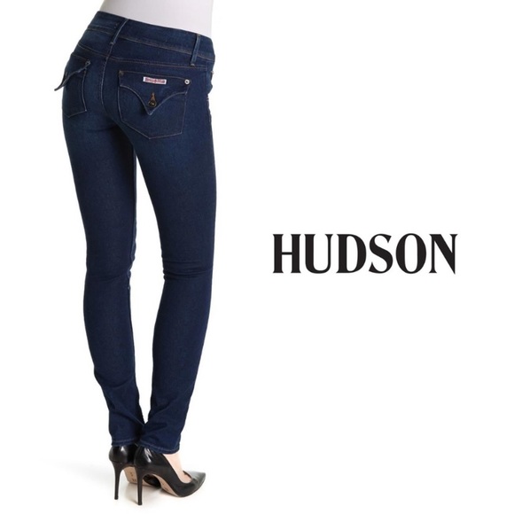 Hudson Jeans Size 25 Style - Collin skinny flap back pocket midrise W422DMC - Picture 1 of 10